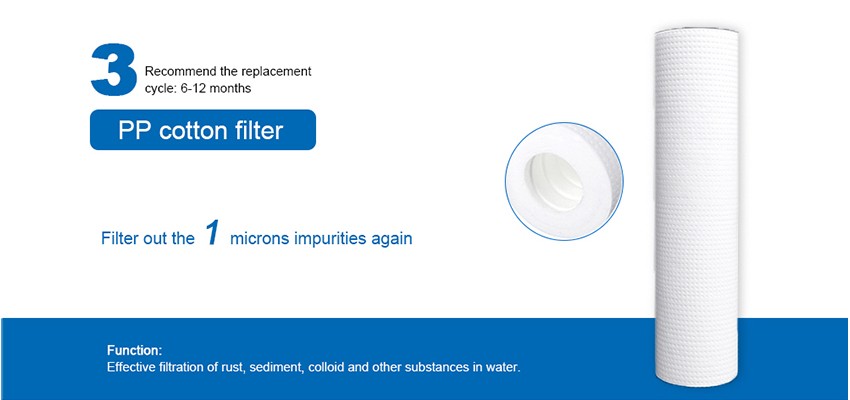 Amanda-Household Water Purification -five heavy and high precision filtration-Step Three