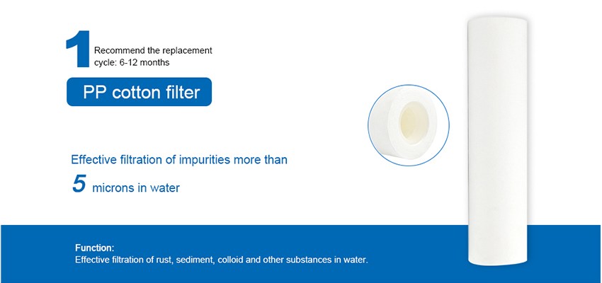 Amanda-Household Water Purification -five heavy and high precision filtration-Step One