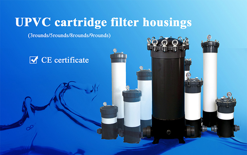 SS, UPVC Cartridge Filter Housing