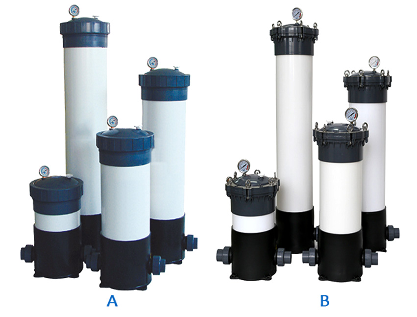 SS, UPVC Cartridge Filter Housing