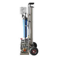 500L/H Mobile RO Water Purification System - Portable Hand-Push Reverse Osmosis Desalination Unit for Home, Commercial & Off-Grid Use