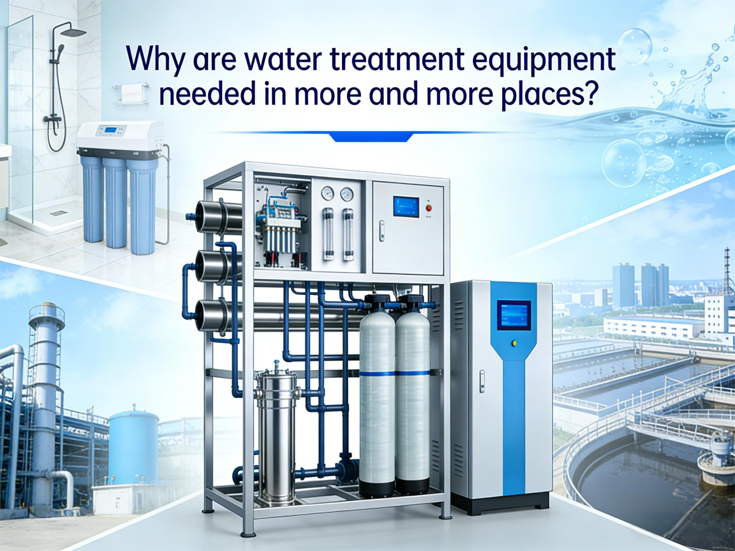 Why Are Water Treatment Equipment Needed in More And More Places? Types & Benefits for Home & Industry