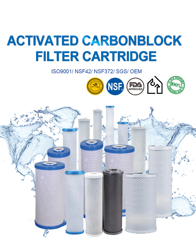 Carbon Block Filter CTO Cartridge Filter Element Buy carbon block