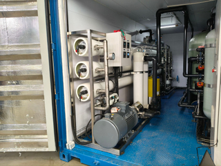 5000L/H Container Type Reverse Osmosis Equipment | TDS Removal BWRO System for Brackish Water