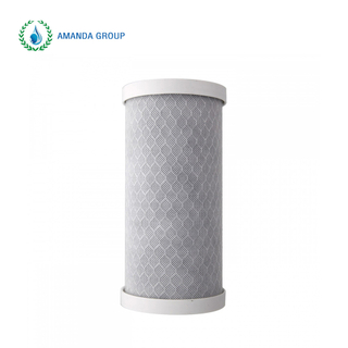1 Micron 10"x 4.5" CTO Carbon Block Water Filter Replacement Cartridge, High Capacity Coconut Shell Filter Reduces PFAS, Chlorine, Taste & Odor