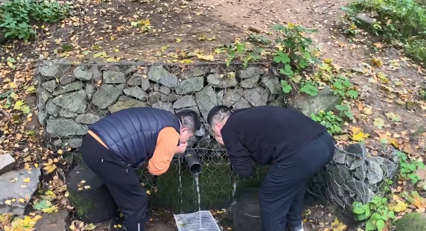 mountain spring in Russia
