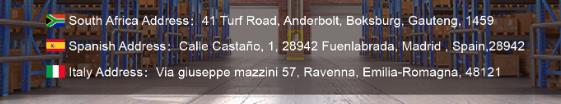 Spain warehouse address