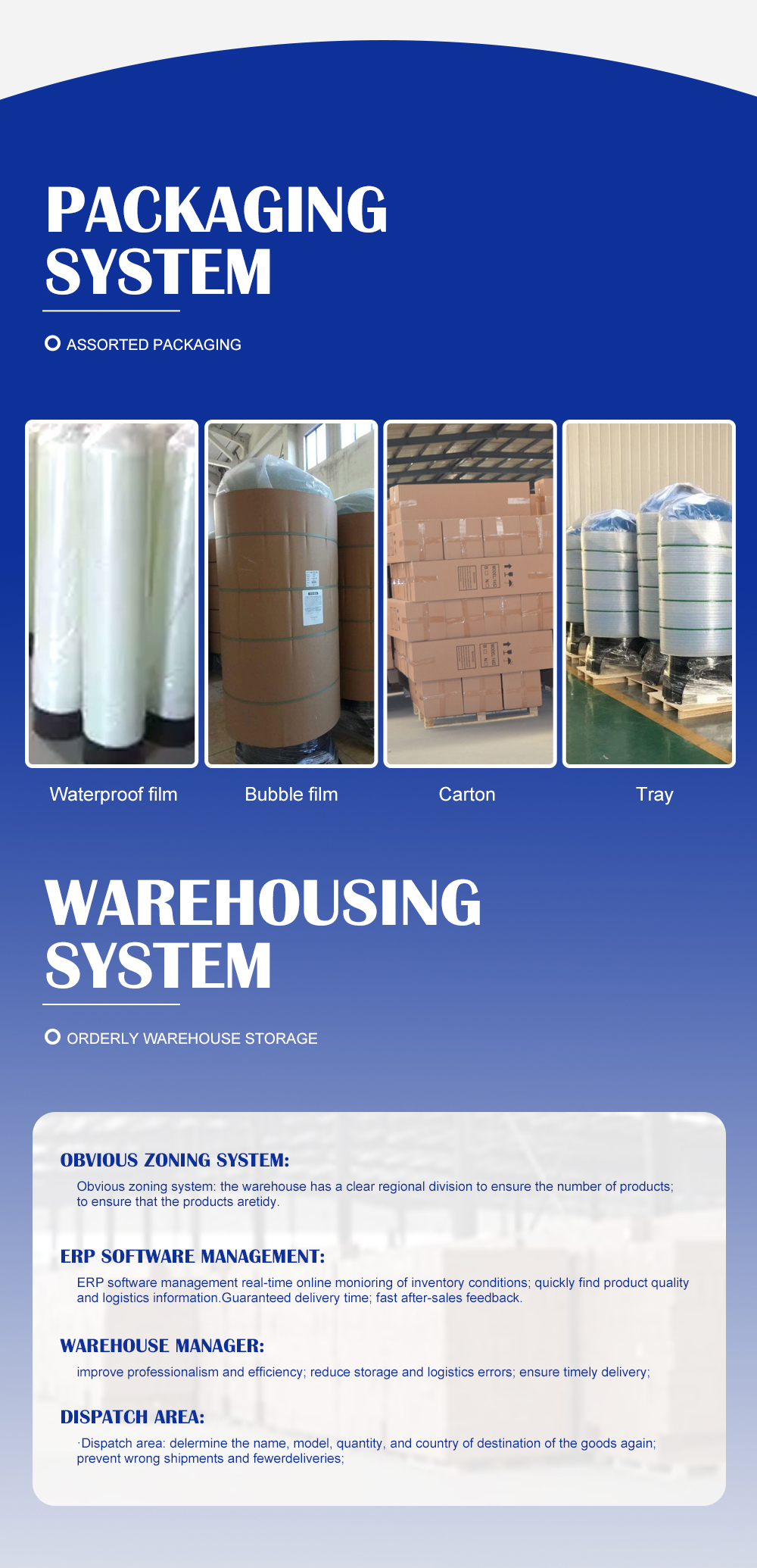 FRP Water Pressure Tank PACKAGING