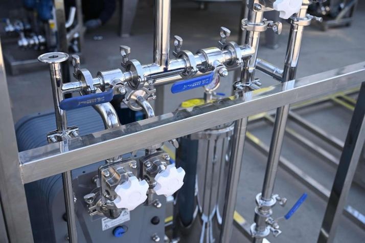 Stainless steel sanitary ball valve