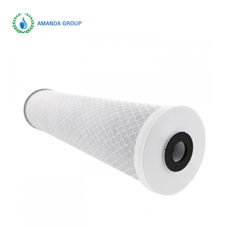 5 Micron 20"x 2.5" CTO Carbon Block Water Filter Cartridge, PFAS PFOA PFOS Removal Coconut Shell Filter for Whole House & Commercial Filtration