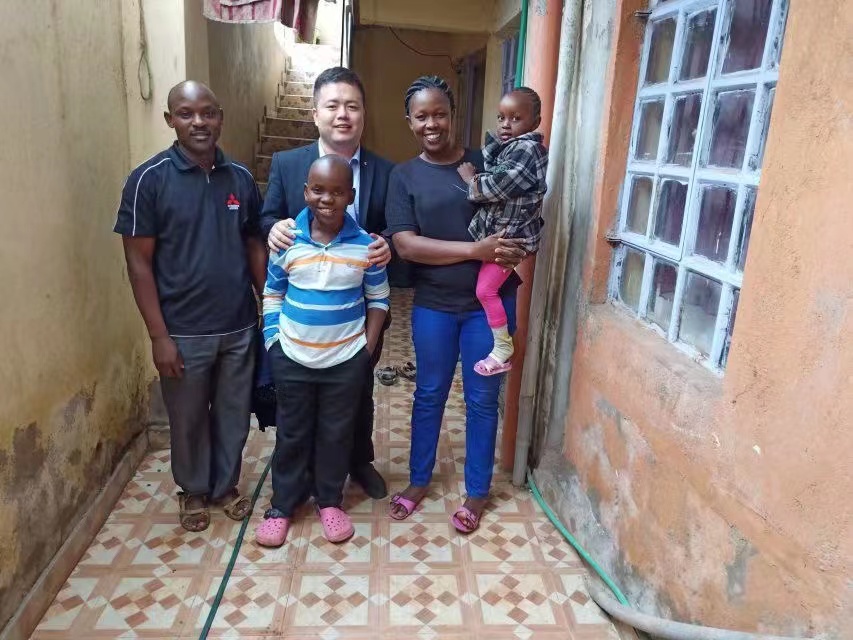 Donating clothes to Kenya